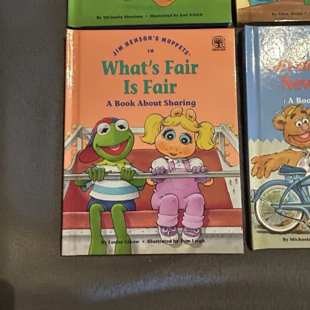 Jim Henson's Muppet Babies Books Character 1992 Muppet Press Hard Cover Lot Of 8